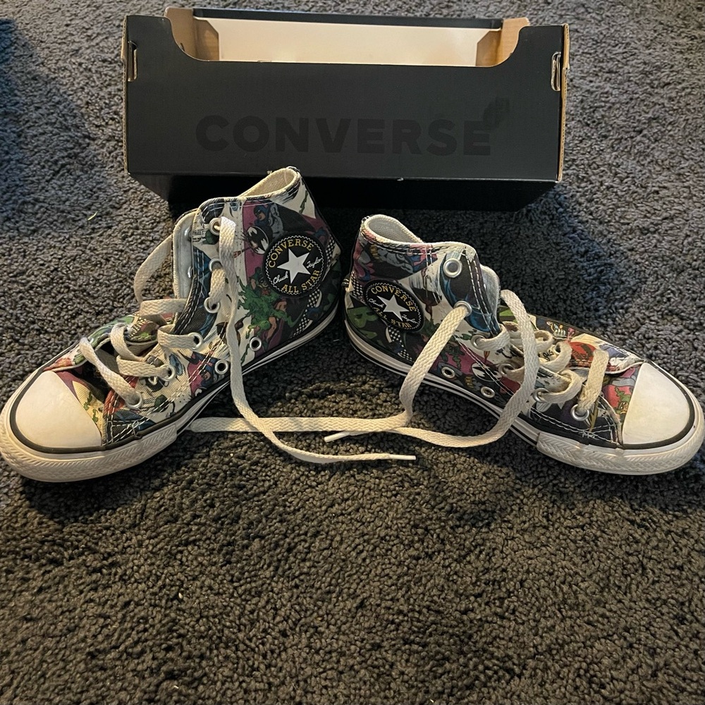 Converse high tops size 13- Batman